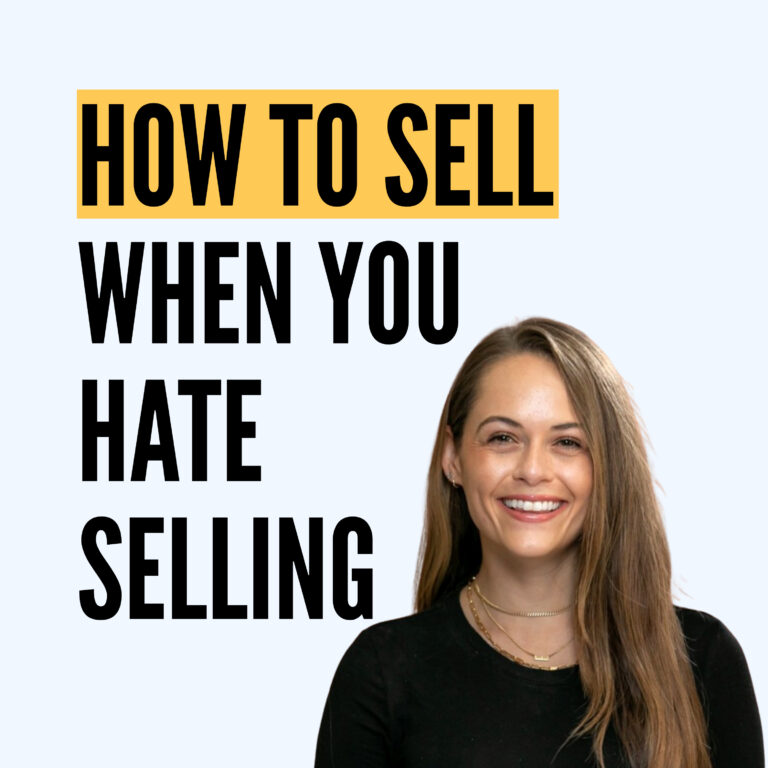 How to Sell When You Hate Selling (Emily McSherry) | From a Woman to a Leader
